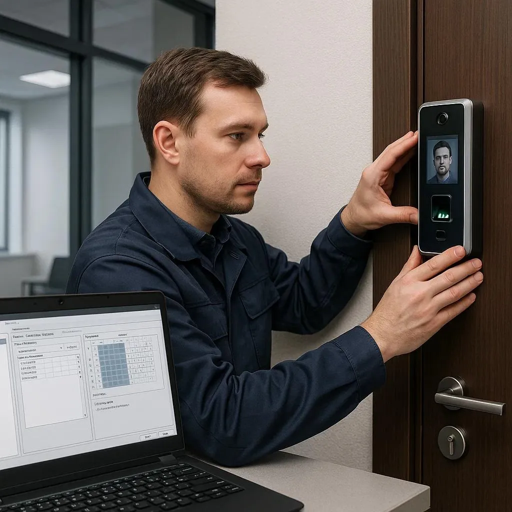 Biometric fingerprint attendance system installation in Chennai