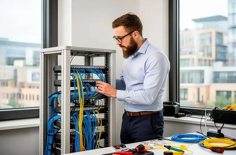 Office LAN networking and structured cabling in Chennai