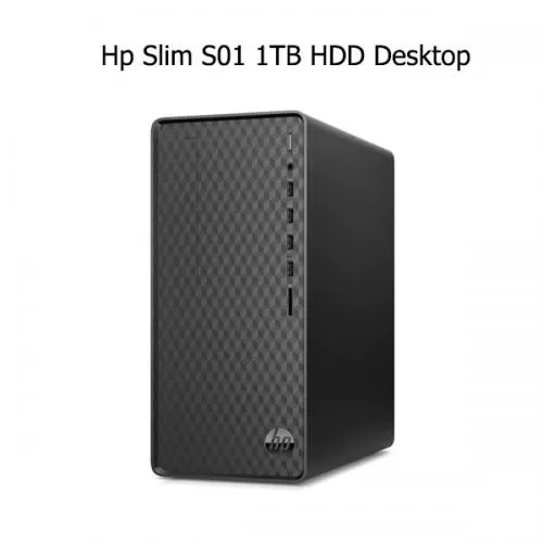  Hp Slim S01 1TB HDD Desktop price in Hyderabad, Telangana, Andhra pradesh