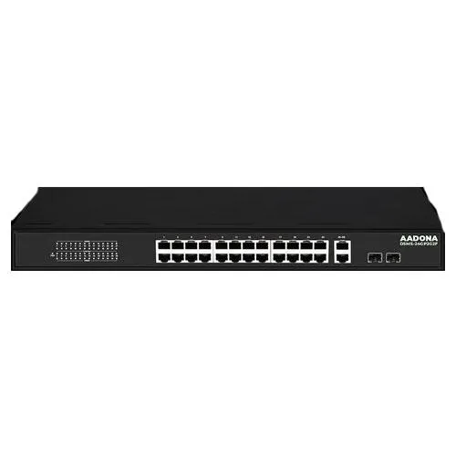 Aadona DSMS 24GP 2G 2F PoE Web Smart Switch Dealers in Hyderabad, Telangana, Ameerpet