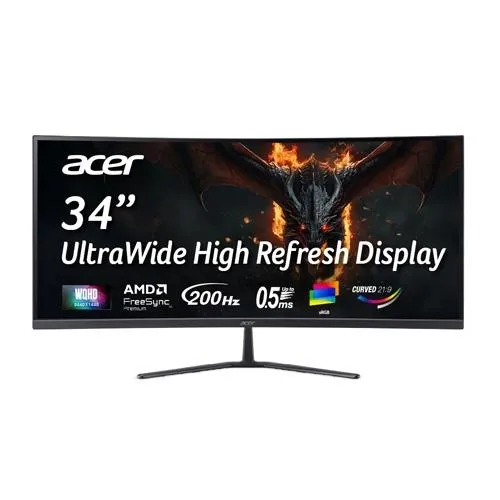 Acer CB343CUR J0 34 UWQHD 120Hz Curved Docking Monitor Dealers in Hyderabad, Telangana, Ameerpet