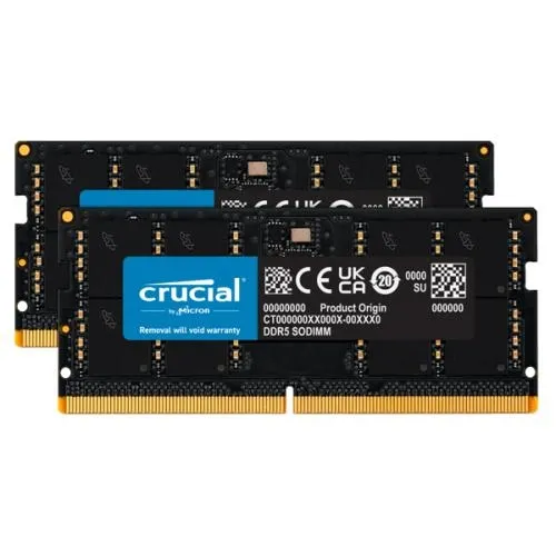 Crucial 16GB DDR5 5200 Laptop Memory Dealers in Hyderabad, Telangana, Ameerpet