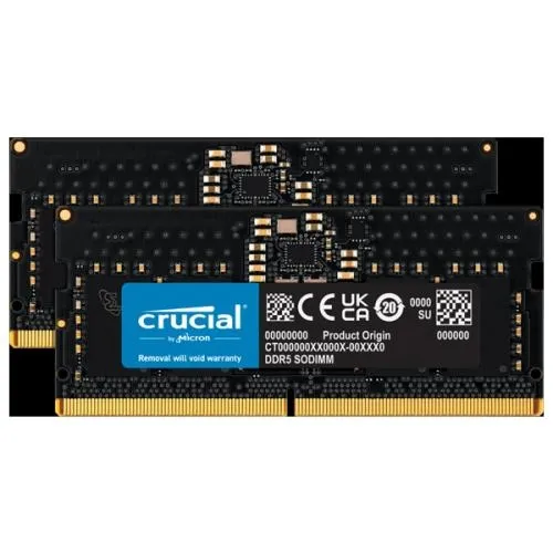 Crucial 24GB DDR5 SODIMM Laptop Memory Dealers in Hyderabad, Telangana, Ameerpet