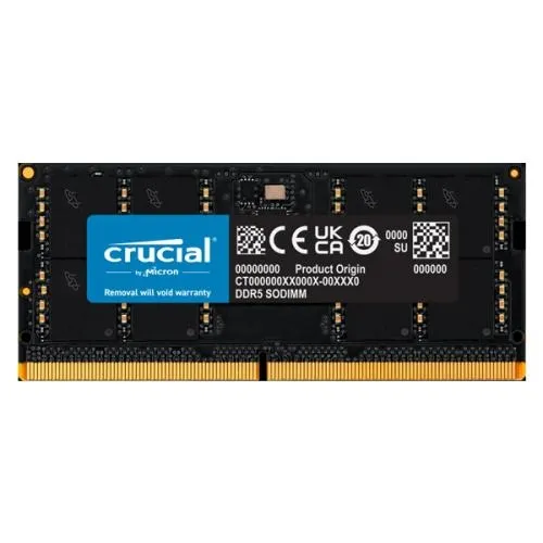 Crucial 32GB DDR5 4800MHz SODIMM Laptop Memory Dealers in Hyderabad, Telangana, Ameerpet