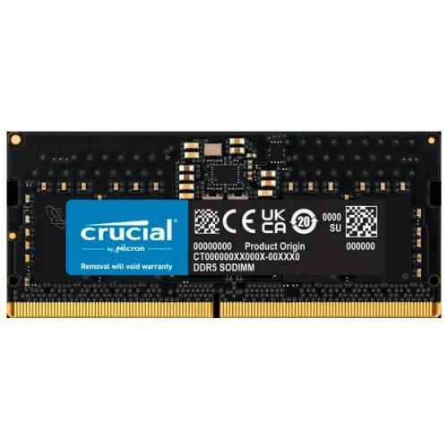 Crucial 32GB DDR5 5200 Laptop Memory Dealers in Hyderabad, Telangana, Ameerpet