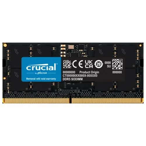 Crucial 8GB DDR5 4800MHz CL40 Laptop Memory Dealers in Hyderabad, Telangana, Ameerpet