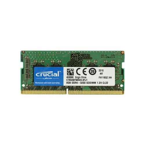 Crucial CT8G4SFRA32A 8GB DDR4 3200MHz SODIMM Laptop Memory Dealers in Hyderabad, Telangana, Ameerpet