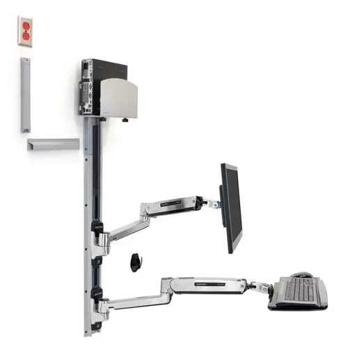 Ergotron LX Sit Stand Wall Mount System Dealers in Hyderabad, Telangana, Ameerpet