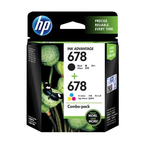 HP 678 L0S24AA Combo Black Tri color Ink Cartridges price in Hyderabad, Telangana, Andhra pradesh