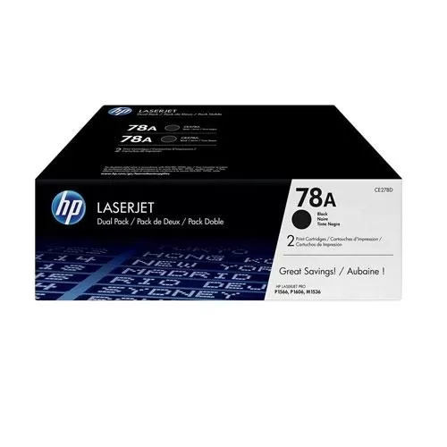 HP 78A CE278AF Twin Pack Black LaserJet Toner Cartridges Dealers in Hyderabad, Telangana, Ameerpet