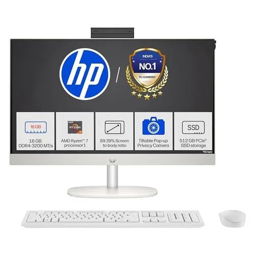 HP Essentials 24 cr0477in 23 Inch Full HD IPS Display Desktop Dealers in Hyderabad, Telangana, Ameerpet