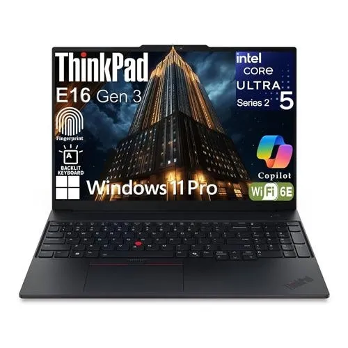 Lenovo ThinkPad E16 Intel Core Ultra 5 Laptop Dealers in Hyderabad, Telangana, Ameerpet