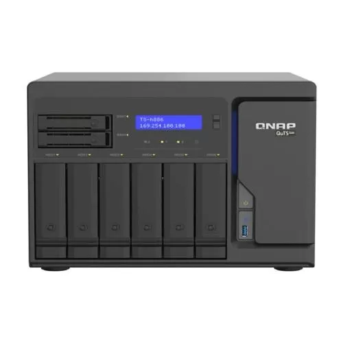 QNAP TS h886 D1622 16GB NAS Storage Dealers in Hyderabad, Telangana, Ameerpet