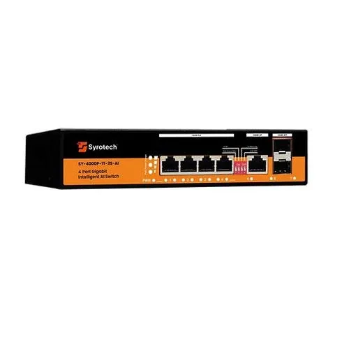 Syrotech SY 4000P 1T 2S AI Unmanaged Switch Dealers in Hyderabad, Telangana, Ameerpet