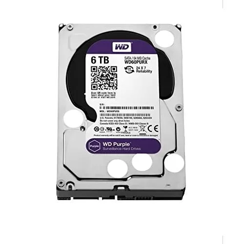 Western Digital Purple 6TB Surveillance Hard Drive price in Hyderabad, Telangana, Andhra pradesh