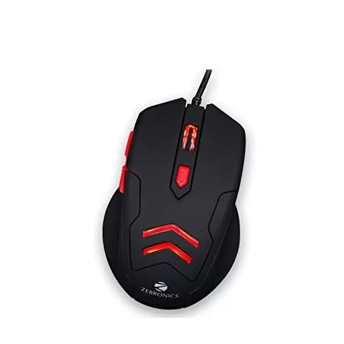 Zebronics Feather Wired Optical Gaming Mouse price in Hyderabad, Telangana, Andhra pradesh